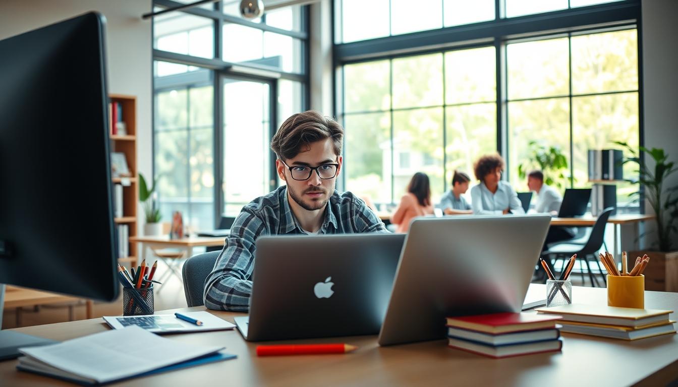 Organized study environment supporting productive learning